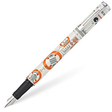 Imagem de Sheaffer Caneta-tinteiro Pop Star Wars BB-8 com acabamento cromado e ponta média