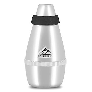 Imagem de EASTROCK Trompete mudo ABS leve acessórios de trompete mudo (prata)