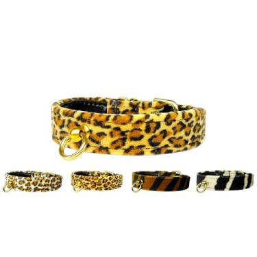 Imagem de Mirage Pet Products Coleira de animal de estimação com estampa de leopardo nº 70, tamanho 20