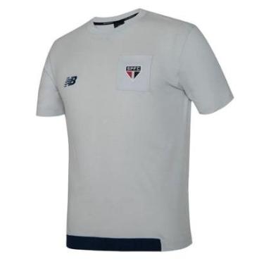 Imagem de Camiseta New Balance São Paulo Viagem I 2024 Masculina-Masculino