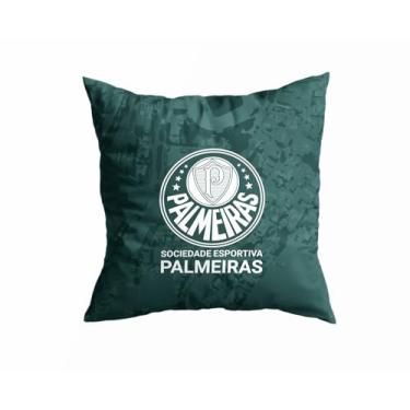 Imagem de Almofada Palmeiras Sociedade Esportiva Oficial - Sude, 35 cm x 35 cm