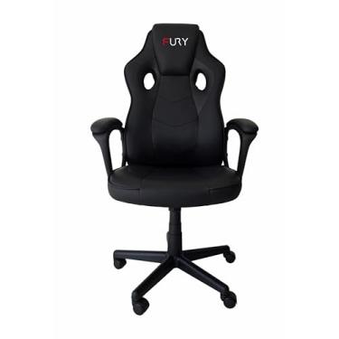 Imagem de Cadeira Gamer Fury, Ajuste de Altura, Função Relax, Preta