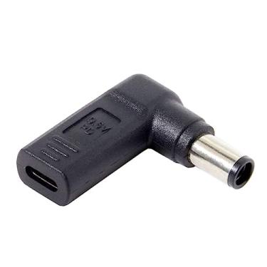 Imagem de chenyang Adaptador conversor de emulador USB C para DC 20V 7,4x5,0 mm PD 65W