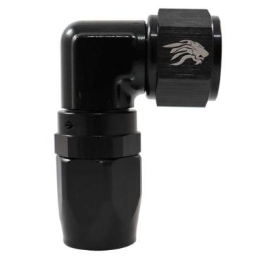 Imagem de Conexão Curta 12AN / AN12 90 Aeroquip All Black - Cód.7796 - ASLLAN