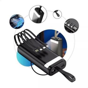 Imagem de Carregador Portátil 20.000Mah Potente Power Bank Lanterna - Powerbank