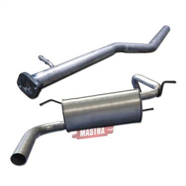 Imagem de Kit Escapamento Tubo + Silencioso Pajero Tr4 2.0 16v 2007 12 - ScapJá