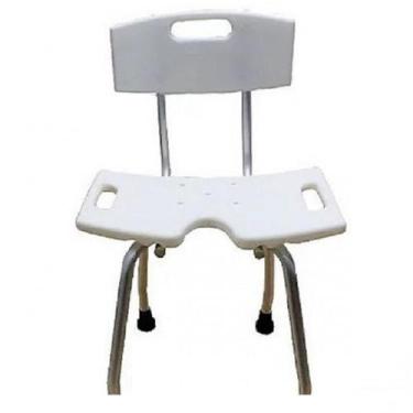 Imagem de Cadeira Banho Encosto Obesos, Idosos Até 170 Kilos- Banco - Alo Ortope