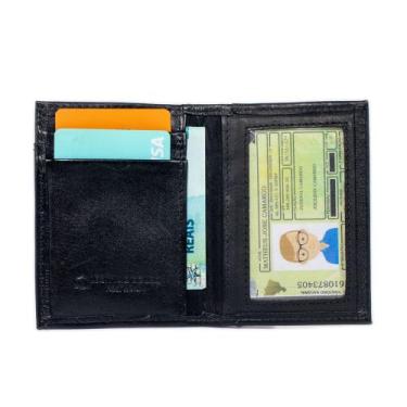 Imagem de Carteira Porta Documento Slim Couro Natural Cnh Rg - Pampas Country, P