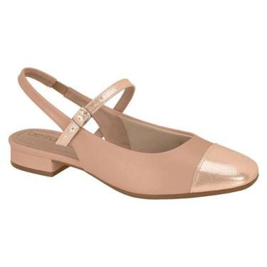 Imagem de Sapatilha Feminina SlingBack Saltinho Fivela Bico Redondo  - beira rio