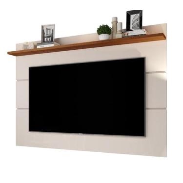 Imagem de Painel Simples para TV ate 70" Sala de TV e  Quarto 1 Prateleira Vivar
