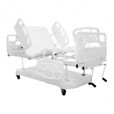 Imagem de Cama Hospitalar Fowler 2 Movimentos Manual Luxo Com Colchão - Supra St