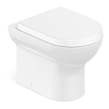 Imagem de Kit 3 Vaso Sanitários Convencional com Assento Termofixo Queda Amortec