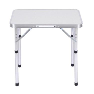 Imagem de Mesa Dobravel Portatil Maleta Retangular Ajuste Altura - Wct Fitness
