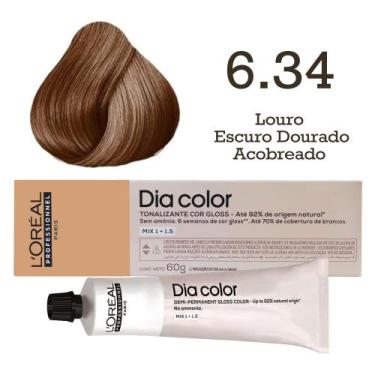 Imagem de Tonalizante Dia Color 6.34 Louro Escuro Dourado Acobreado - L'oreal Pr