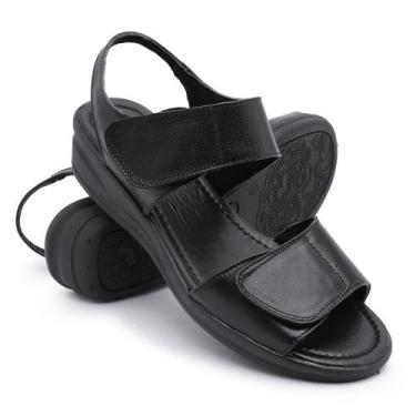 Imagem de Sandália Ortopédica Feminina Confort Para Dores Nos Pés, Inchaço E Dia