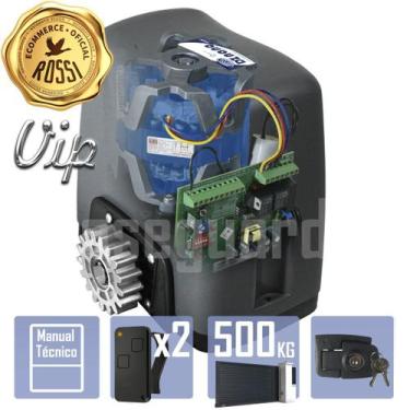 Imagem de Kit Motor Alta Rotação Rossi Dz Nano VIP 2 Control Portão 500Kg, 110V