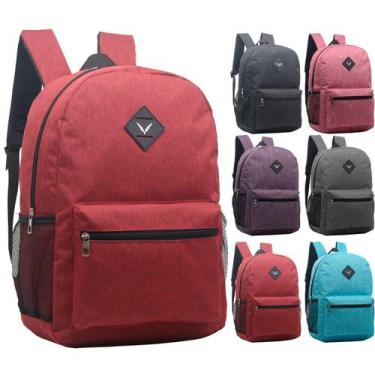 Imagem de Mochila Reforçada 6 Cores Lisa Viagem Grande Alça Ajustável - Yepp, Ve