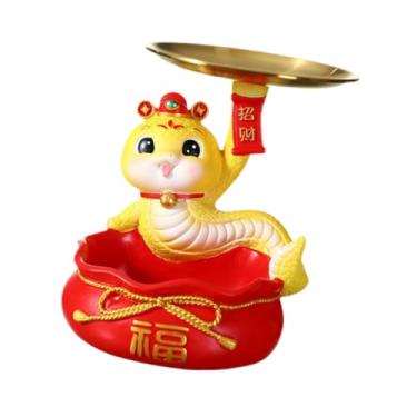 Imagem de Generic Bandeja de Armazenamento com Estatueta Do Ano, Recipiente para Itens Variados, Organizador de Mesa para Prateleira, Style B, Tamanho real