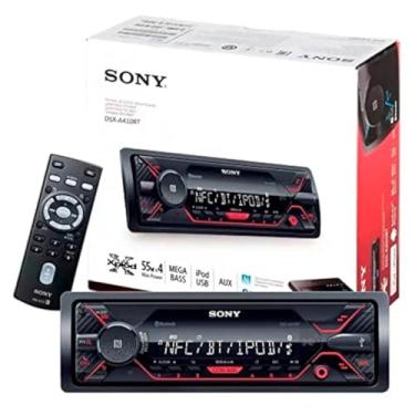 Imagem de Sony DSX-A410BT Receptor de mídia digital estéreo estéreo automotivo com Bluetooth e Bluetooth (Sem leitor de CD)