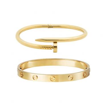 Imagem de Kit Braceletes Feminino Banhados Ouro 18k Não Perde A Cor/ Pulseira fe