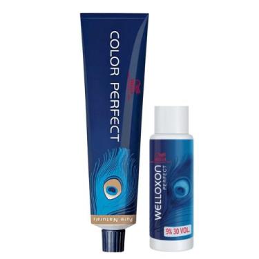 Imagem de Color Perfect Coloração 1x 9/0 Louro Extra + 1 Ox 30 Vol - Wella, UNIC