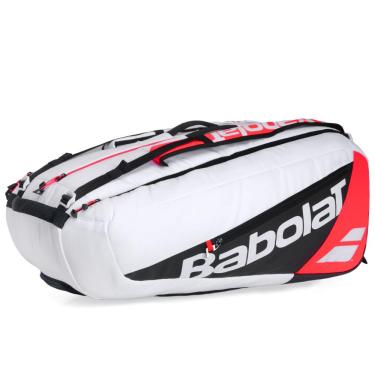 Imagem de Raqueteira Babolat Pure Strike X12 Gen4 Branco e Vermelha