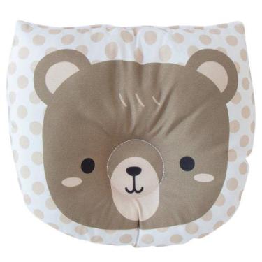 Imagem de Travesseiro de Bebê Anatômico Ursinho Bege - Miguel Baby