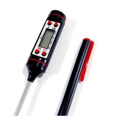 Imagem de Termometro Espeto Culinario Digital Cozinha Kehome