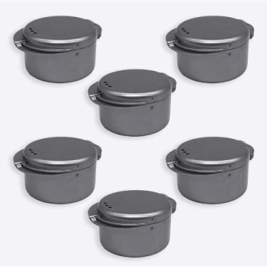 Imagem de Kit 6 Potes de Plástico com Tampa para Doces e Lembrancinhas - Piter P