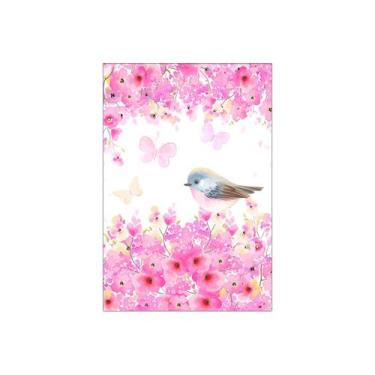 Imagem de Painel De Festa Vertical 1,50 x 2,20 - Jardim Floral Rosa 032 - Via Co