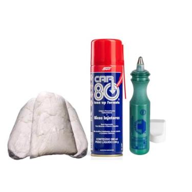 Imagem de Estopa Azul 2Kg, Marcador Industrial & Descarbonizante Car80 - Trigel,