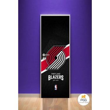 Imagem de Adesivo de porta - PORTLAN BLAZE - NBA - BASKETBOL - PGG Impressão Dig