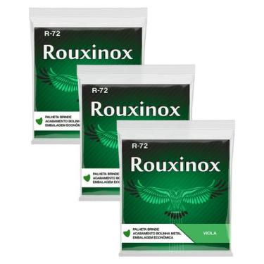 Imagem de 3un Encordoamento Jg Cordas Rouxinox Para Viola Caipira - ROUXINOL
