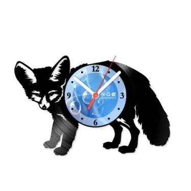 Imagem de Relógio De Parede Disco Vinil Animais - Raposa Feneco - VAN-046 - Mode