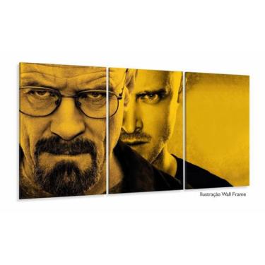 Imagem de Quadro Decorativo Breaking Bad 120x60 3 peças sala - Wall Frame
