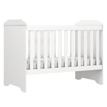 Imagem de Berço Americano Mini Cama Mel Branco Brilho - CAROLINA BABY
