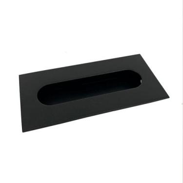 Imagem de Kit 10 Puxadores Porta Armário Concha De Embutir Aço 10cm - DECORPLACE