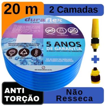 Imagem de Mangueira de Jardim Azul Chata 20 Metro DuraFlex
