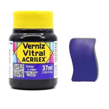 Imagem de Verniz Vitral Acrilex 37ml, 516 - VIOLETA