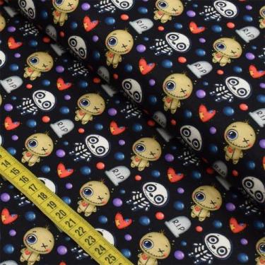 Imagem de Tecido Estampado para Patchwork - Halloween 6 (0,50x1,40) - Fabricart
