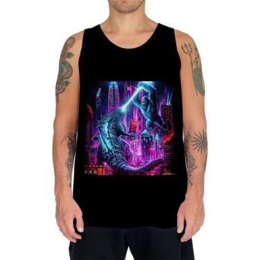 Imagem de Camiseta Regata King Kong VS Godzilla 10 - Fabriqueta, XG