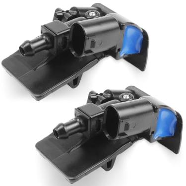 Imagem de Bomunik Para BMW 2012-2015 X1 E84 E71 E72 X6 sDrive18i 20i 25i 35i 50i 4.4T, pulverizador de lavador de para-brisa dianteiro JET/substituição do bocal # 61667183343 (1 PCS) (2 peças)..