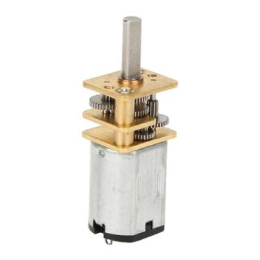 Imagem de Motor de engrenagem GA12-N20 DC 3V, mini motor de redução de velocidade, motor de engrenagem redutor de baixo ruído e alta torção 15-1000RPM com caixa de engrenagens de metal (60 rpm)