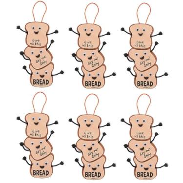 Imagem de Fun Express Nosso kit diário de artesanato de espuma para placa de pão – Faz 6