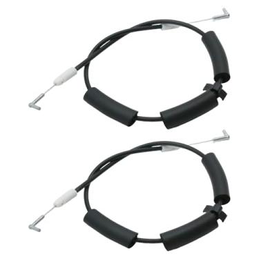 Imagem de laffoonparts Pacote com 2 72131-SDA-A02 Trava de porta dianteira esquerda direita cabos de maçaneta interna, substituição para Honda Accord LX EX DX Hybrid 4 portas 2003-2007, 72171-SDC-A02