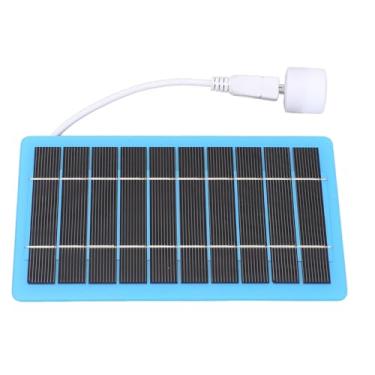 Imagem de Mini Painel Solar, Carregador de Painel Solar 5W 5V Com Luz Branca, Pequeno Painel Solar Portátil, Painel de Carregamento Solar para Pequenos Projetos Domésticos, Acampamento,