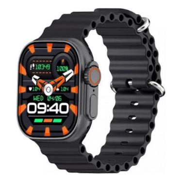 Imagem de Smartwatch Series 10 Ultra W69+ Plus Nfc Super Amoled 2GB Preto - MICR