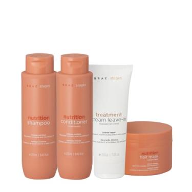 Imagem de Kit Braé Stages Nutrition Home Care Leave-in (4 produtos)
