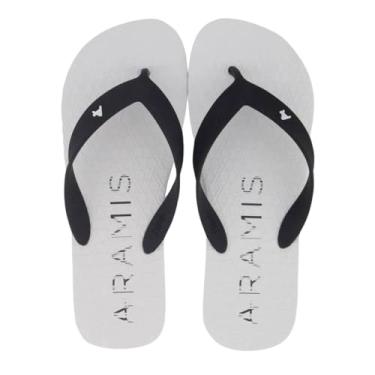 Imagem de Chinelo Aramis Logo Branco e Preto