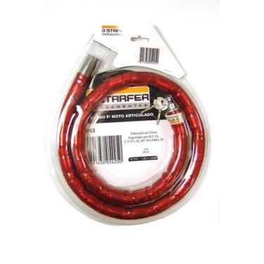 Imagem de Cadeado para moto Articulado Starfer 1,2m X 24mm Chave Tetra